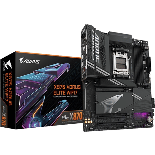 Gigabyte X870 AORUS ELITE WIFI7 ATX Motherboard for AMD Socket AM5 CPUs
